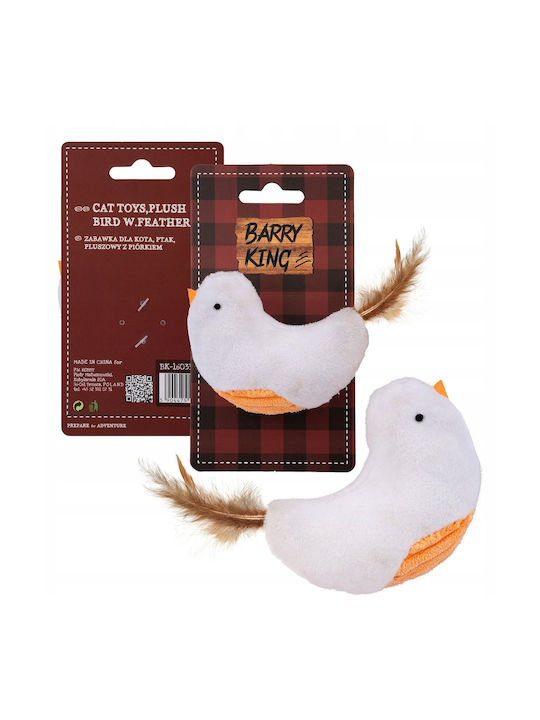 Barry King Toy Cat Bird Plush 8 Cm Feather