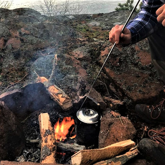 Bushcraft Въздуходувка За Огън Оранжева