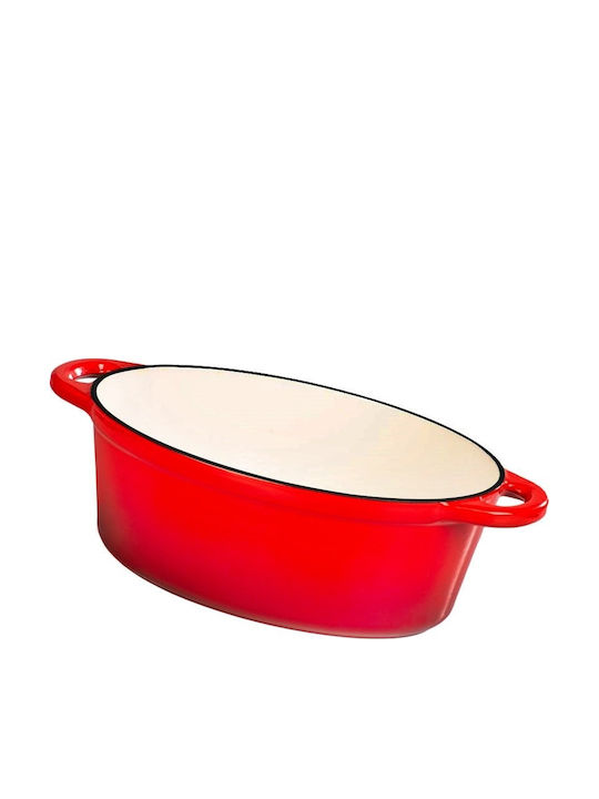 SGTT Găstră Ovală Din Fontă 30x23cm 4.4lt