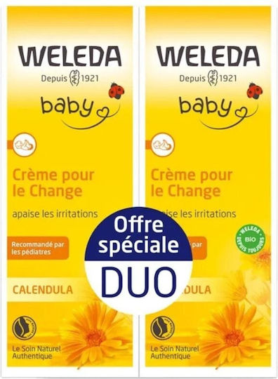 Weleda Promo Pack Baby Calendula Diaper Change Cream Calendula 2x75ml