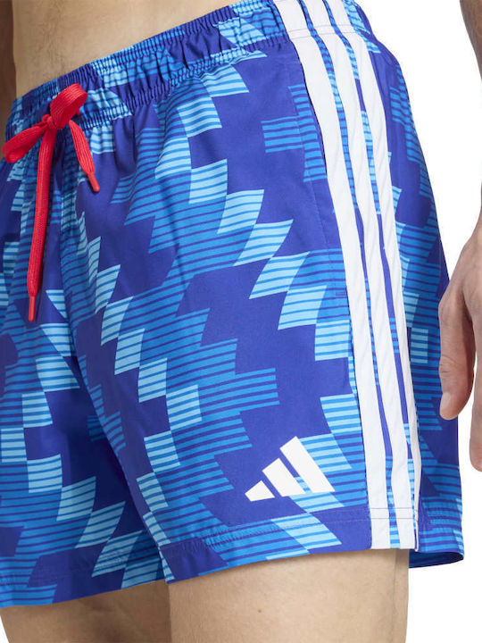 Men's Swimwear Shorts Blue Striped