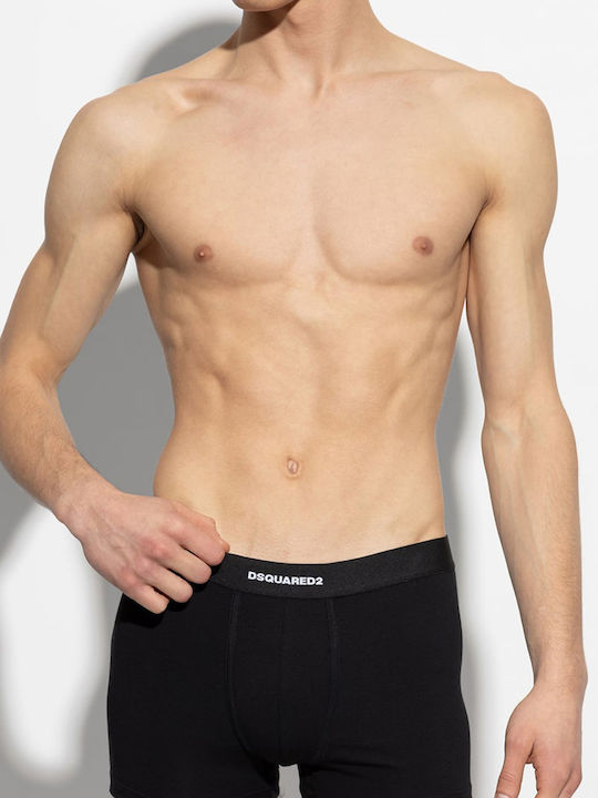 Dsquared2 Boxeri Pentru Bărbați Black/White 2Pack