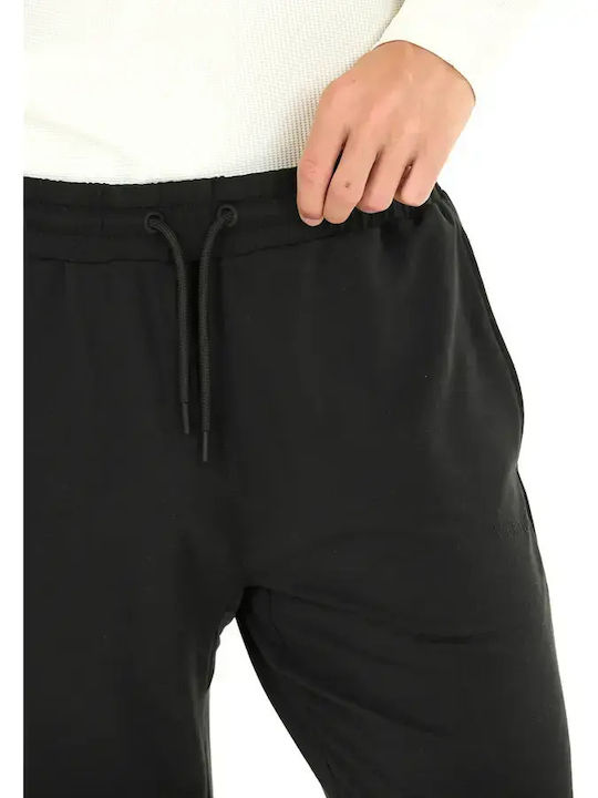 Herren-Sweatpants Jogginghose Schwarz
