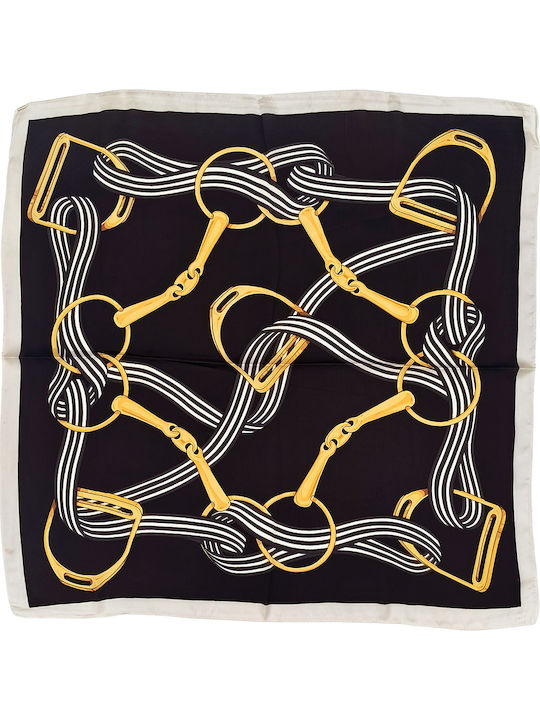 Gift-Me Women's Silk Shawl Black