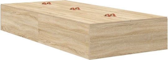 Υπόστρωμα Μονό για Στρώμα 90x200cm Sonoma Oak