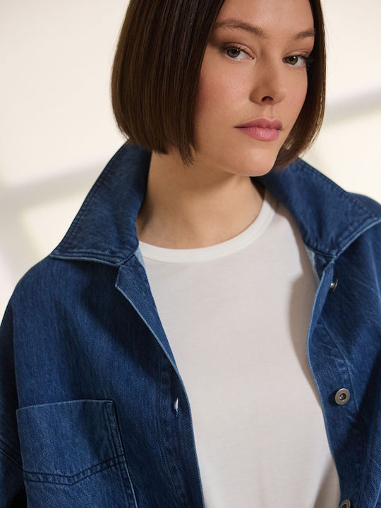 Women's Jacket for Winter Blue