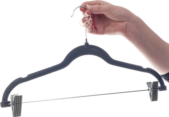 Kadax Wardrobe Hanger for Pants Plastic Gray 38536 3 Pieces