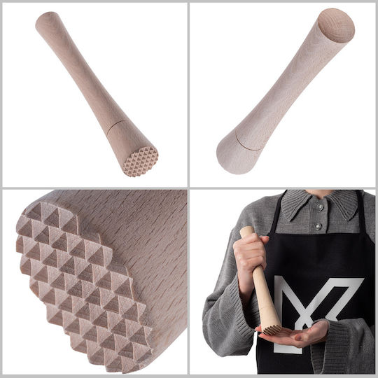 Kadax Wooden Pestle and Mortar 24x24cm