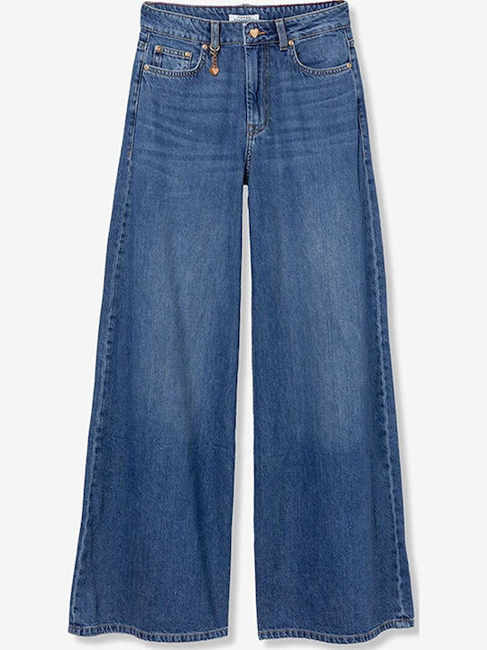 Women's Jean Pants In Palazzo Fit