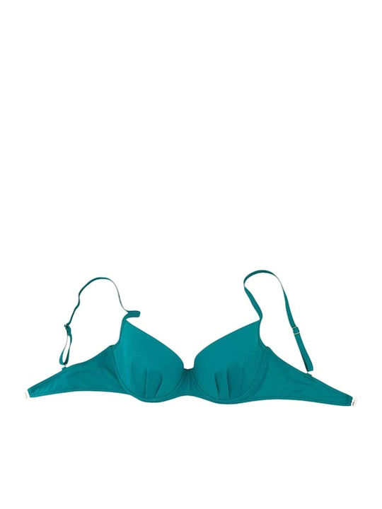 Bikini Bra Petrol Blue