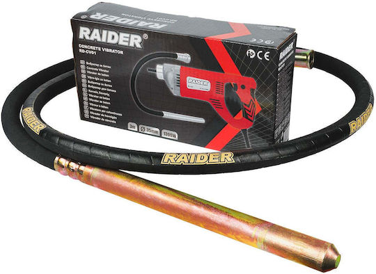Raider Ηλεκτρικός Δονητής Μπετόν με Ταχύτητα 4300rpm 1.3kW