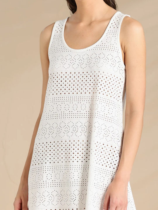 Noidinotte Women's Beachwear Dress White Noidinotte Women's Beachwear Dress White