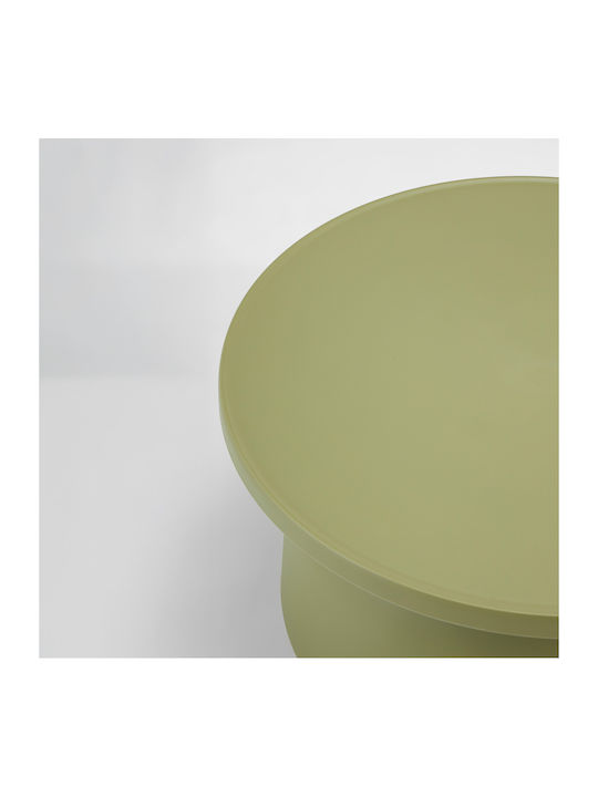 Masă Laterală Rotundă Domi Verde L67xL67xÎ36cm