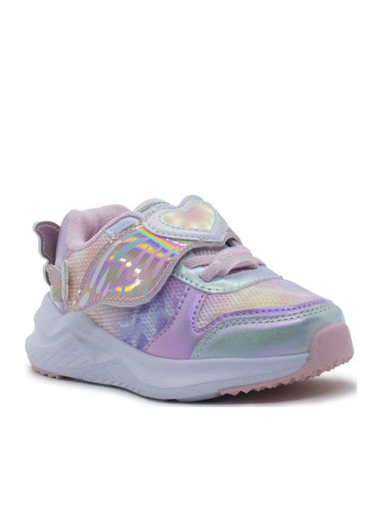 Kinder Sneaker mit Leucht- Rosa