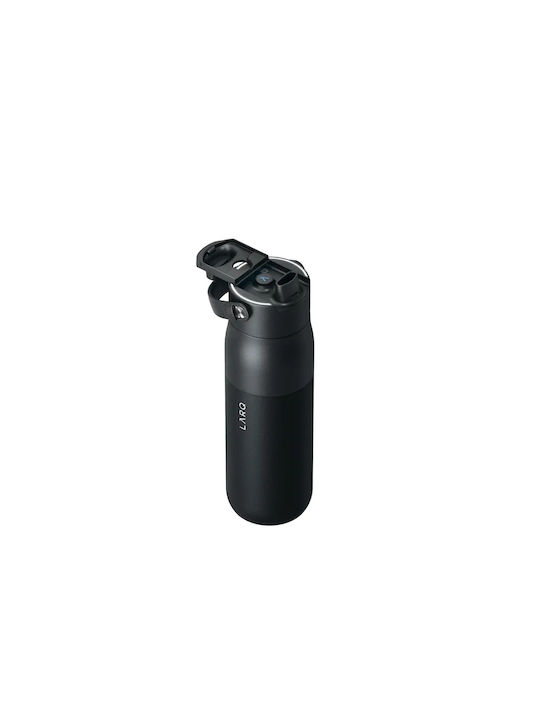LARQ LARQ Wasserflasche mit Strohhalm und Filter 680,8ml Schwarze