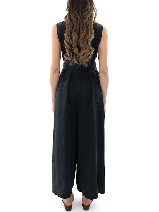 Zoya Women’s Sleeveless One-piece Jumpsuit Black