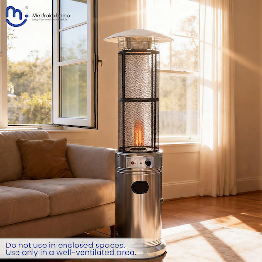 Medrelaxhome Θερμάστρα Υγραερίου Φάρος Inox 11kW