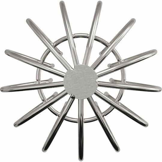 Vidaxl Φύλλο Προστασίας Γαμμάτων 8 Pcs Ασημί 75 Mm Ανοξείδωτο Ατσάλι