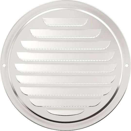 Vidaxl Καπάκια Αερισμού 4 Pcs Ασημί 150 Mm Ανοξείδωτο Ατσάλι