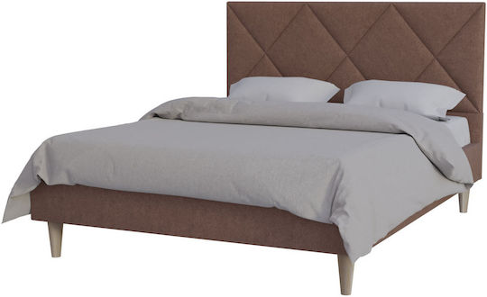 Fortuna Κρεβάτι Υπέρδιπλο για Στρώμα 160x200cm Τερακότα Fortuna Κρεβάτι Υπέρδιπλο για Στρώμα 160x200cm Τερακότα