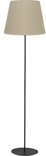 Heronia Floor Lamp H145xL35cm with Socket for E27 Bulb Beige