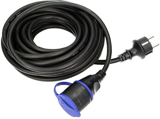 Redled Extension Cord with Length 10m Cable Cross Section 3 x 1.5mm² and Waterproof Grounding