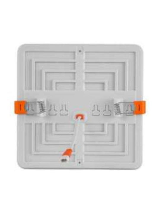 Atman Panel Pătrat Încastrat Panou LED Putere 18W cu Alb Rece Lumini