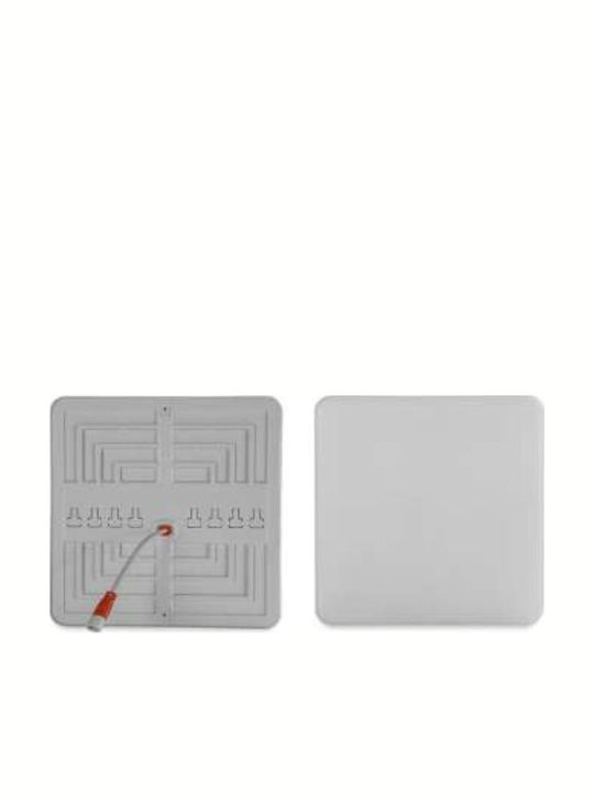 Atman Panel Pătrat Încastrat Panou LED Putere 18W cu Alb Rece Lumini
