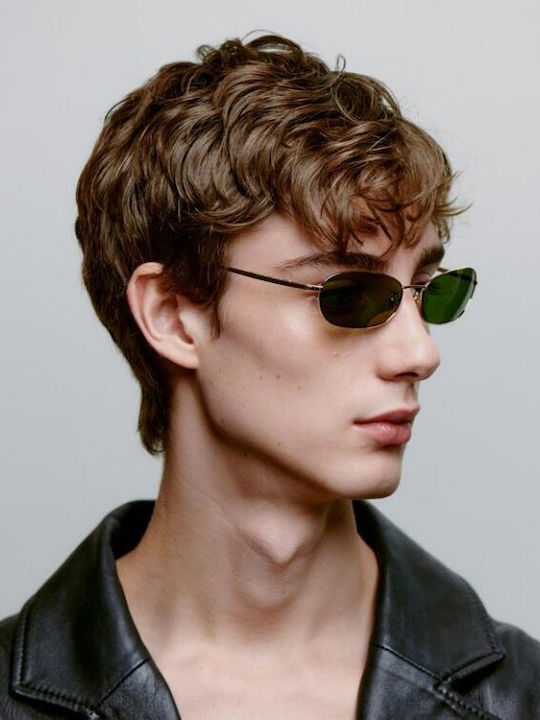 A.Kjaerbede Unisex Sunglasses with Gold Frame KL2508-007