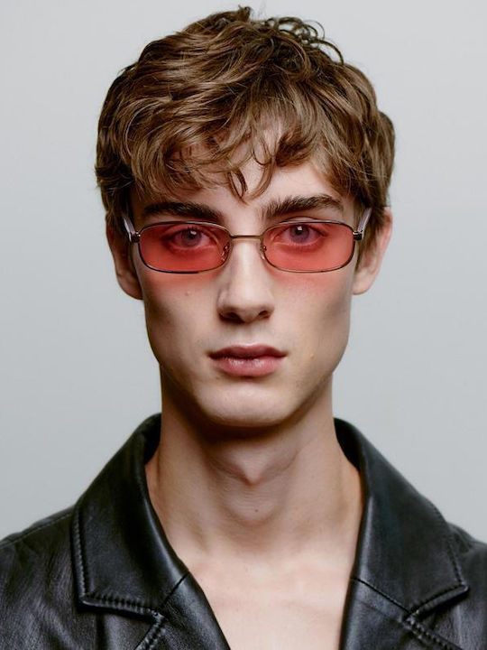 A.Kjaerbede Unisex Sunglasses With Pink Frame And Pink Lens KL2506-005