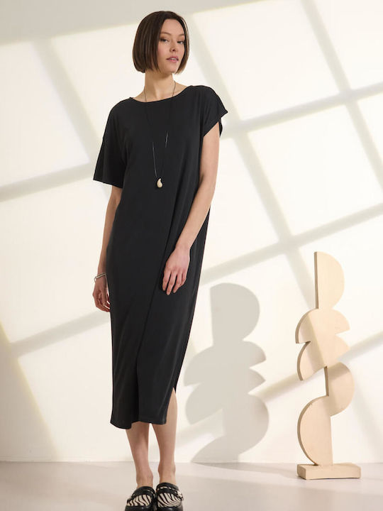 Summer Midi Dress Black