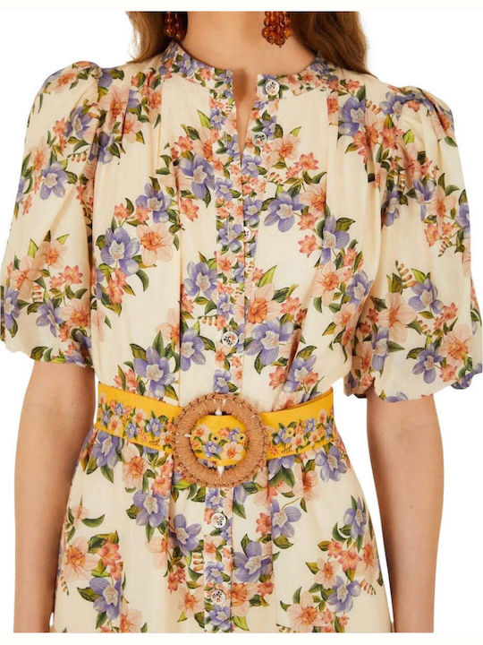 Summer Mini Beige Dress