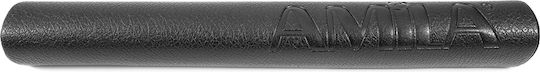 AMILA Rubber Gym Exercise Equipment Floor Mat Black 160x87x0.4cm