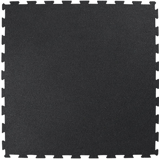 Boden Bodenbelag für Turnhallengeräte Fitnessstudio Schwarz 100x100x1.5cm 1Stück