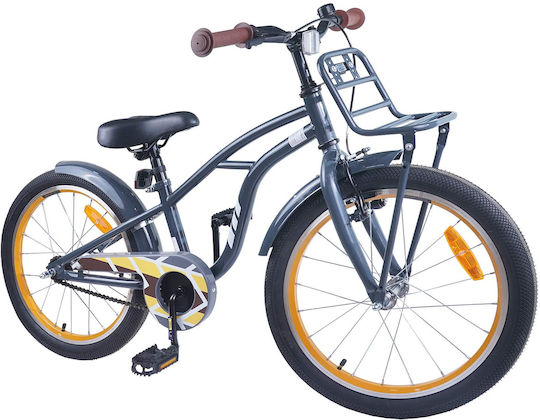 vidaXL 18 Zoll Kinderfahrrad BMX Grau