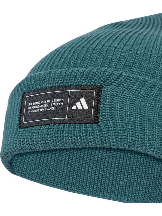 Essentials Beanie Männerschwarz Strickmütze in Grün