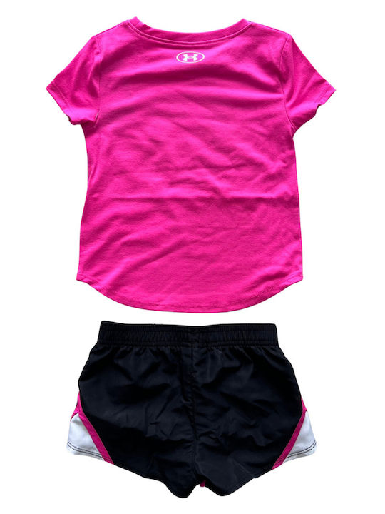 Under Armour Παιδικό Σετ με Σορτς Pink 2τμχ