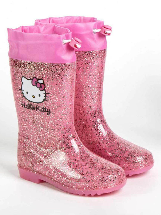 Παιδικές Γαλότσες Hello Kitty Μωβ