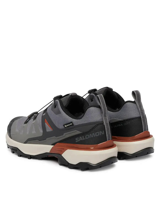 Salomon X Ultra 360 Men's Hiking Shoes Waterproof With Gore-Tex Membrane Gray