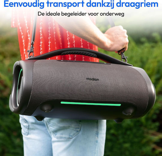 Medion Αδιάβροχο Ηχείο Bluetooth 100W Μαύρο S0469781