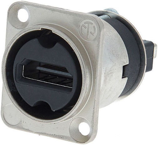 Neutrik Μετατροπέας XLR male σε XLR female Ασημί (NA3FDM)