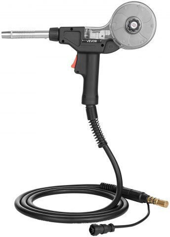 Vevor 135amp Spool Gun 3m Cable Replacement Miller Spoolmate 100 11pcs Mig Welding Contact Tips & Er4043 0.9mm Aluminum Mig Welding Wire