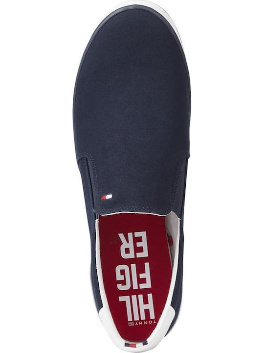 Текстилни Мъжки Slip-On Сини