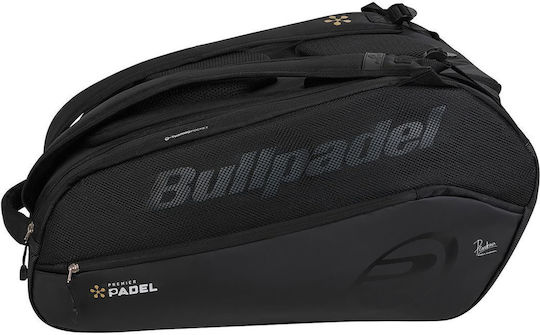 Bullpadel Shoulder / Hand Bag Padel 4 Rackets Black