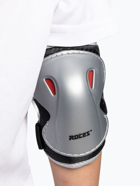 Roces Super Setul de echipament de protecție pentru Rollers Argintiu
