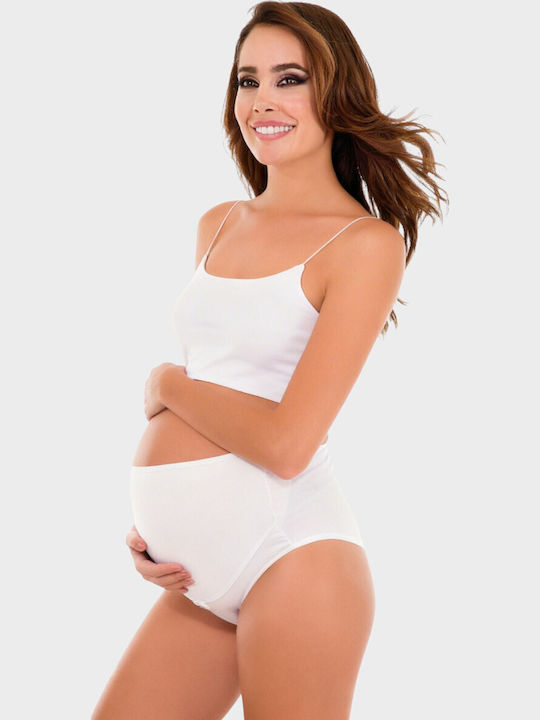 Maternity Briefs Berrak High Waist White Brk11648-2-white