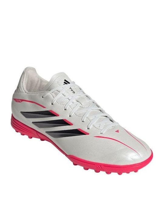 Kids Soccer Cleats League Turf White