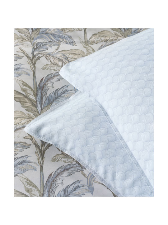 Kentia Set Pillowcases with Envelope Cover Gray 50x70cm