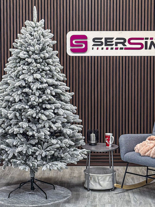 Χριστουγεννιάτικο Δέντρο Laponia Select Snow Χιονισμένο, Στολισμένο 250εκ. Μπλε