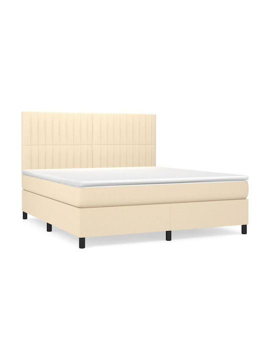 Bett Übergröße Mit Stoff bezogen Blue mit Latten & Matratze 160x200cm